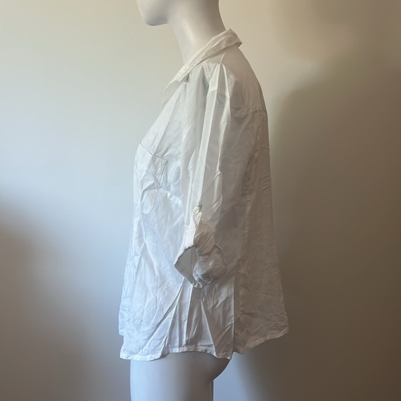 Loft Classic White Women's Button-Up Shirt - Picture 5 of 11